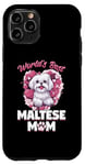 iPhone 11 Pro Maltese Dog Breed Pet World's Best Maltese Mom Case