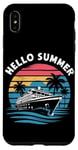Coque pour iPhone XS Max Hello Summer Funny Student Teacher Last Day of School Cruise