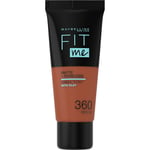 Maybelline New York Fit Me Matte + Poreless Foundation 360 Mocha