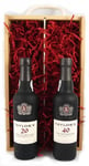 1964 Taylors 60 years of Port (35cl X2) Wooden gift box