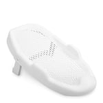 Hauck Transat de Bain pour Bébé, Pliable, Surface Douce, Ergonomique - Siege de Bain pour Bebe dès Naissance Jusqu'à 9 kg - Facile à Nettoyer - Compatible avec Baignoire hauck Wash N Fold - Blanc