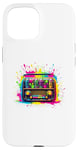 Coque pour iPhone 15 Splash Art Radio Vintage Radios Antiques