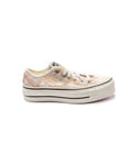 Converse Womens Chuck Taylor All Star Ox Boho Trainers - Natural - Size UK 4