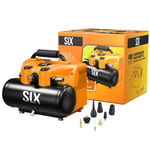 Compresseur d’air portatif 6L sur batterie 40V SLX® - 8 bar max +2 batteries lithium 5 ah