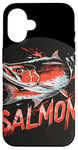 Coque pour iPhone 16 Bonne saison de pêche au saumon