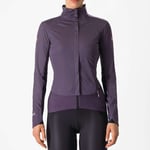 Castelli Alpha Doppio ROS Women's Cycling Jacket - AW23 Night Shade / Orchid Petal Silver Grey XSmall Shade/Orchid Petal/Silver