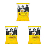 Tyrrells Hand-Cooked Mature Cheddar & Chive Crisps, 150g (Pack of 3)