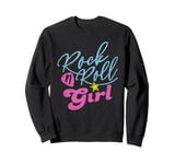 Halloween Rock N Roll Girl Sweater Retro Costume Sweatshirt