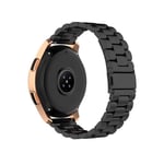 Samsung Galaxy Watch Active / Garmin Vivoactive 3 - Rustfri stål urrem - Sort