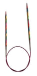 KnitPro KP20315 40 cm x 8 mm Symfonie Fixed Circular Needles, Multi-Color