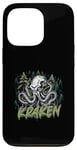 Coque pour iPhone 13 Pro Kraken Cryptozoologie Cryptozoologie Kraken