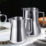 550ml Milk Frothing Pitcher 304 Stainless Steel Tip Mouth Milk Frother Cup