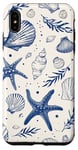 iPhone XS Max Blue Seashell Coastal Summer, Starfish, Women Case