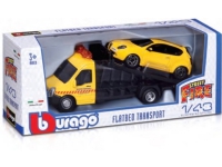 Bburago 1:43 Street Fire - Flatbed Transport