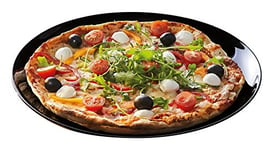 Assiette à pizza - FRIENDS TIME - LUMINARC - 32cm - noir