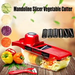 7 in 1 Vegetable Chopper Dicer Slicer Salad Fruit Mandolin Food Cutter Peeler UK