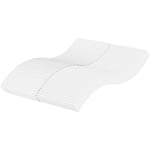 Vidaxl - Matelas en mousse blanc 120x220 cm dureté H2 H3 n/a