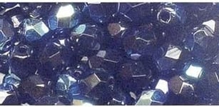 Rayher Hobby 14201830 Schliff Perles de Verre 6 mm Ã ¸, irisé, boîte 50 unités,