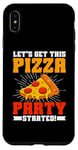 Coque pour iPhone XS Max Let's Get This Pizza Party Started Pizza Birthday