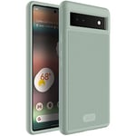 TUDIA DualShield Grip Coque pour Google Pixel 6a (2022), [MergeGrip] Étui de Protection Mince à Double Couche de qualité Militaire Antichoc pour Pixel 6a (Lys Vert)