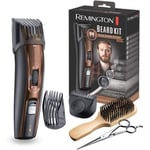 Remington MB4046 Rakset, Beard Trimmer Kit, Självslipande Titanium-blad, Justerbara träskor, Litiumbatteri