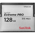 CFast 2.0 128 GB Sandisk Extreme Pro, 515 MB/sek