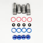 FTX DR8 Shock Body & Cap Set Blue