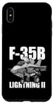 Coque pour iPhone XS Max F-35B Dessin animé amusant avions de chasse militaire