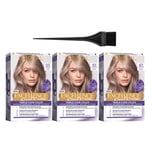 L'Oréal Excellence Cool Creme Permanent Hair Color Anti-Brass All Colors 3-Pack