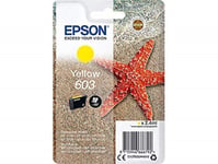 Epson 603 Yellow Starfish Genuine, Ink Cartridge Yellow Standard Capacity