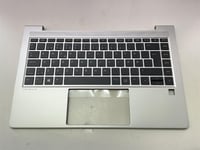 For HP ProBook 640 G8 M21670-081 Palmrest Top Cover Keyboard Danish Dansk NEW