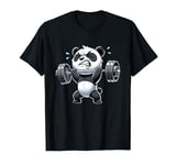 Panda Lifting Weights Gym Workout Fitness T-Shirt