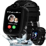 Montre Connectée Enfant,Montre 4G Gps Enfant Avec Passer/Réceptionner Des Appels,Appel Vidéo,Chat Vocal Familial,Sos Et Plus Encor