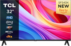 TCL 32SF540K 32-inch FHD Smart Television - HDR & HLG-Dolby Audio-DTS Virtual OS