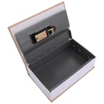 Metal Lock Box Hidden Money Box Secret Lock Book Extra Large Book Safe