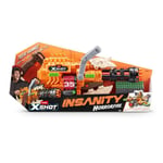 Blaster à Ceinture - ZURU - XSHOT Insanity HorrorFire Dread Hammer - Blaster avec ceinture de 35 fléchettes et portée de 30 mètres