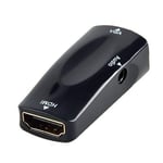 Premium Cord Convertisseur HDMI vers VGA + Audio (Jack Femelle) Full HD 1080p