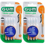 Gum® Proxabrush Trav-ler brossette interdentaire 0.9 mm Brosse(S) À Dents 2x4 pc(s)