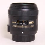 Nikon Used AF-S DX Micro Nikkor 40mm f/2.8G Macro Lens