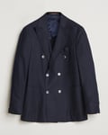 Oscar Jacobson Farris DB Super 150's Loro Piana Wool Blazer Navy