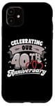 iPhone 11 40th Wedding Anniversary Celebrating 40 Years Matching Gift Case