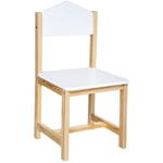 Atmosphera Créateur D'intérieur - Chaise enfant Maison bois blanc