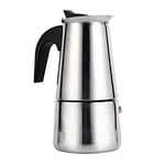 Joyzan Cafetiere Italienne, Cafetière Moka Acier Inoxydable Classique Italienne Induction Expresso en Grande Contenance Portable Machine à Cuisinière Manuel de Camping Pot Express Détachable