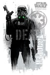 Star Wars Rogue One Death Trooper Grunge Poster Maxi, Multicolore