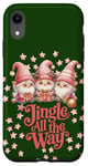 Coque pour iPhone XR Jingle all the way, Noël, 3 adorables nains