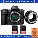 Nikon Z8 + FTZ II + 2 SanDisk 128GB Extreme PRO UHS-II SDXC 300 MB/s + Guide PDF MCZ DIRECT '20 TECHNIQUES POUR RÉUSSIR VOS PHOTOS