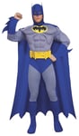 Rubie's Official DC Comics Batman Muscle Chest Adult Mens Fancy Dress Costume