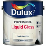 Dulux Professional Liquid Gloss Paint Pure Brilliant White 2.5L