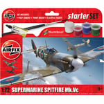 Airfix Starter Set Supermarine Spitfire MkVc 1:72 Model Kit A55001