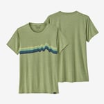 Patagonia Cap Cool Daily Graphic Shirt t-skjorte dame Ridge Rise Stripe: Salvia Green X-Dye 45250 RSGX M 2022